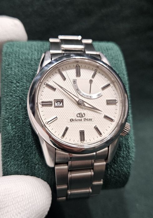 Orient Star WZ0121FD, Biała Tarcza, Automatyczny, Wskaźnik rezerwy, Vi