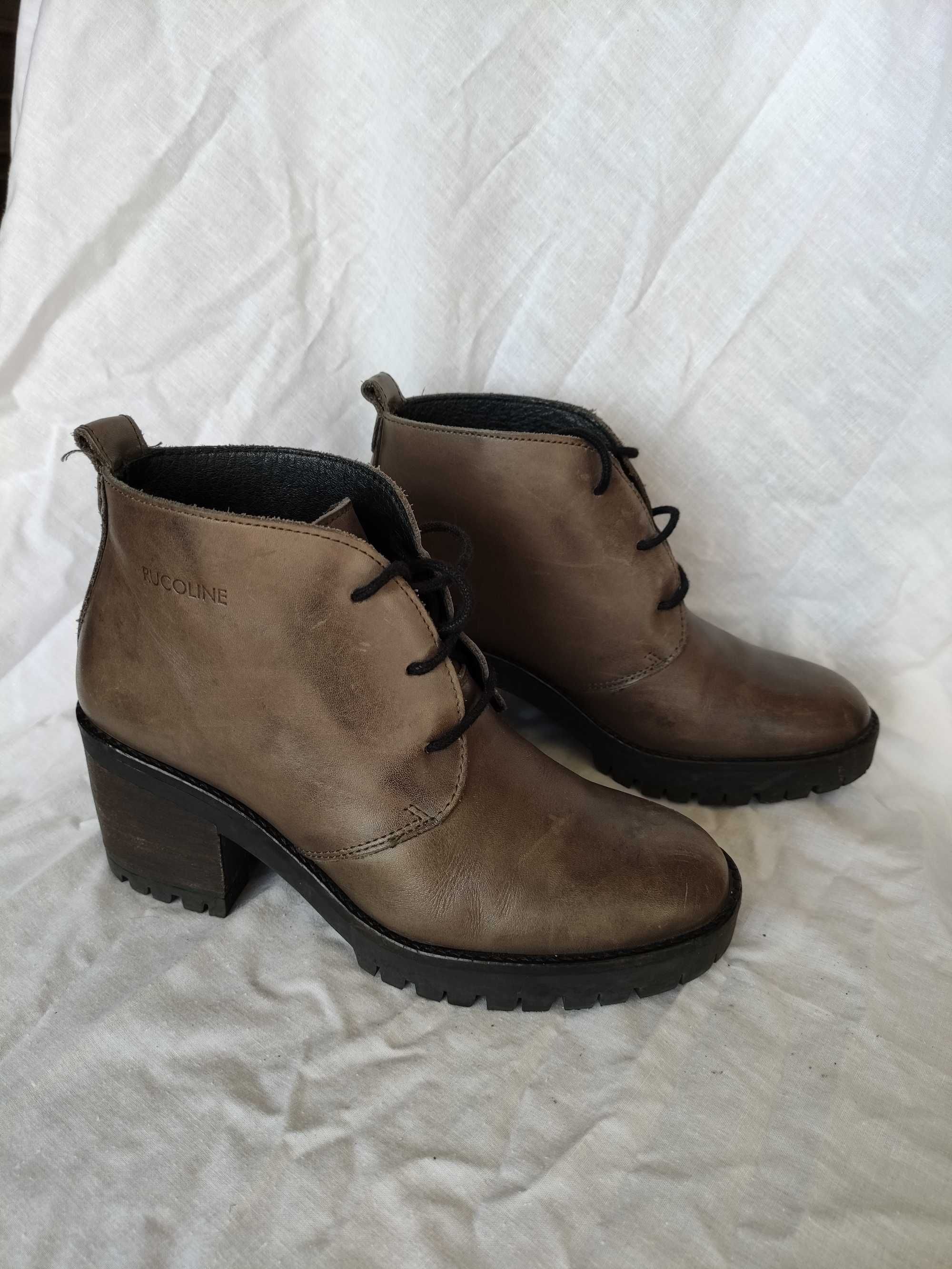 Botas de salto médio, cor verde tropa