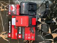 Einhell USB быстрая зарядка PowerBank+акум 2.5 Ач +зарядное устройство