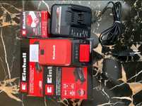 Einhell USB быстрая зарядка PowerBank+акум 2.5 Ач +зарядное устройство