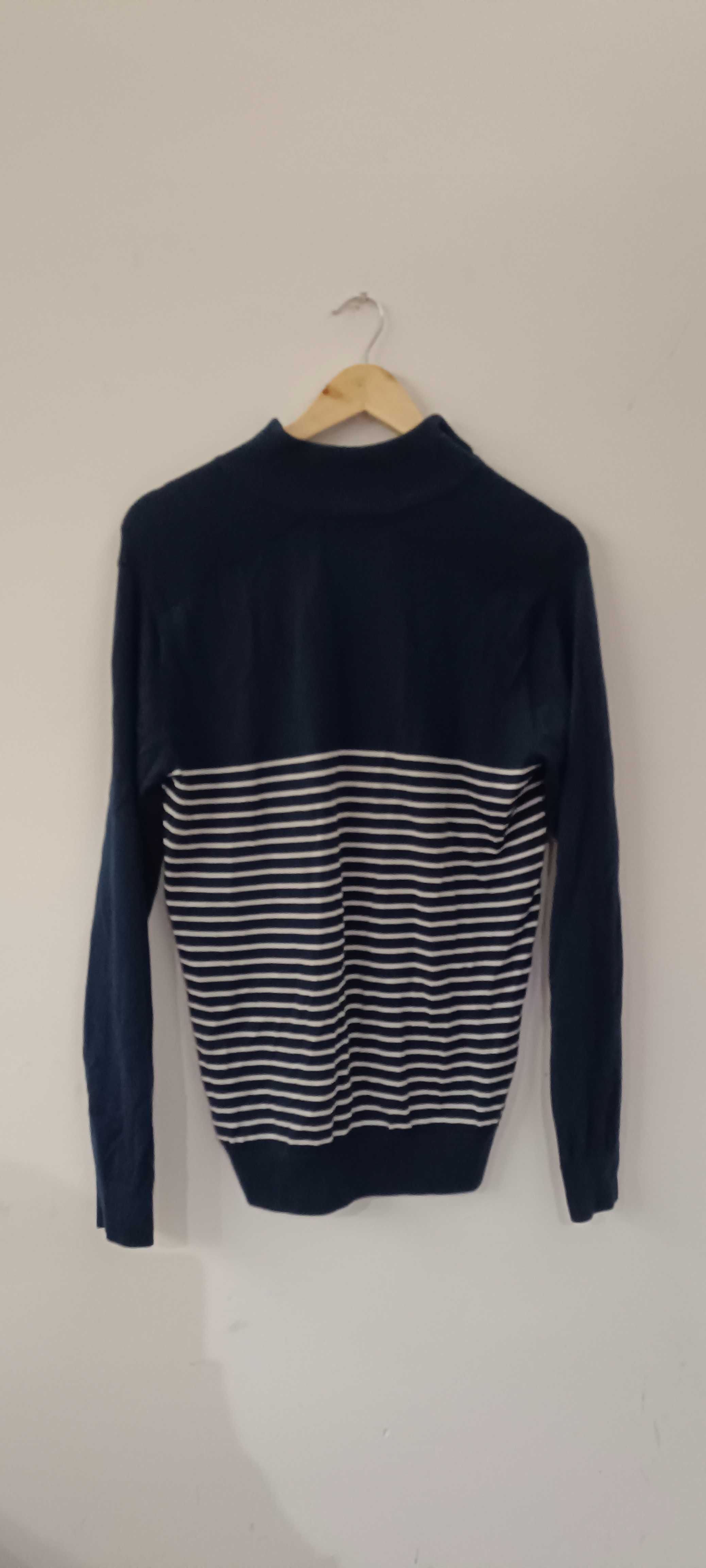 Sweter z golfem z wełny Merino Merino Wool S