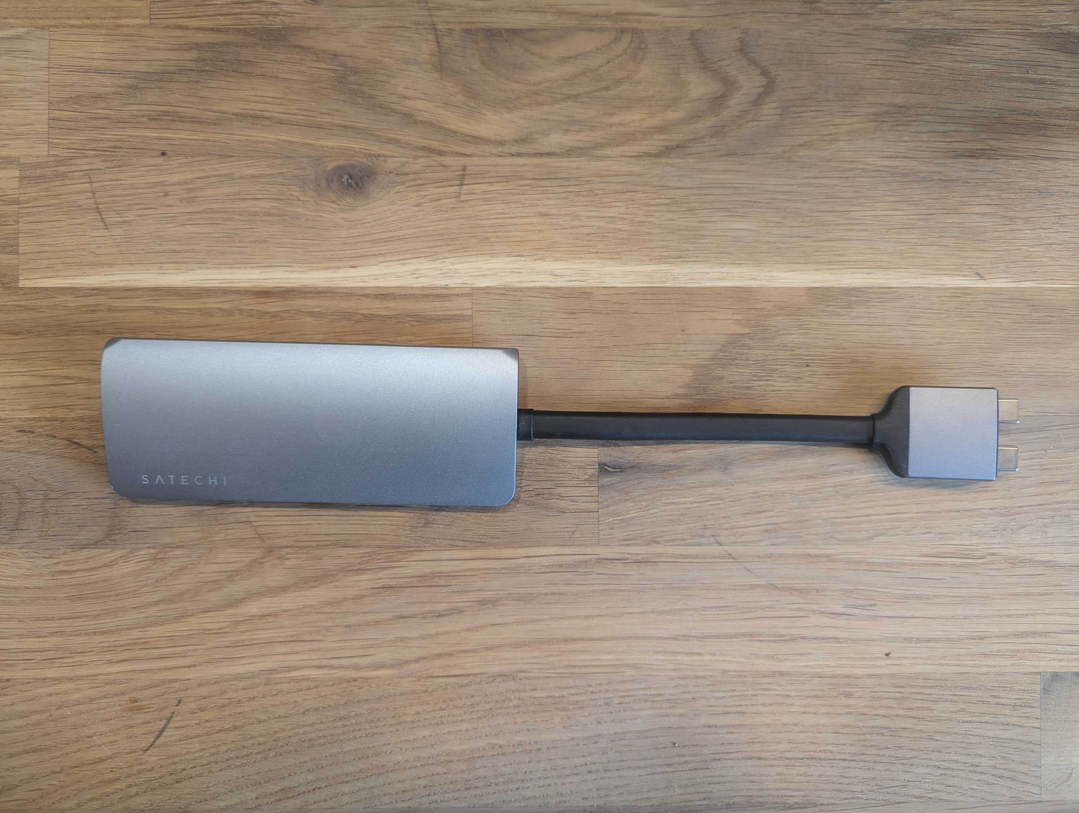 Hub Satechi Dual Multimedia Adapter do MacBooka (2xHDMI, USB-C)