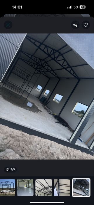 Konstrukcja stalowa 6x12 wysokosc 4m