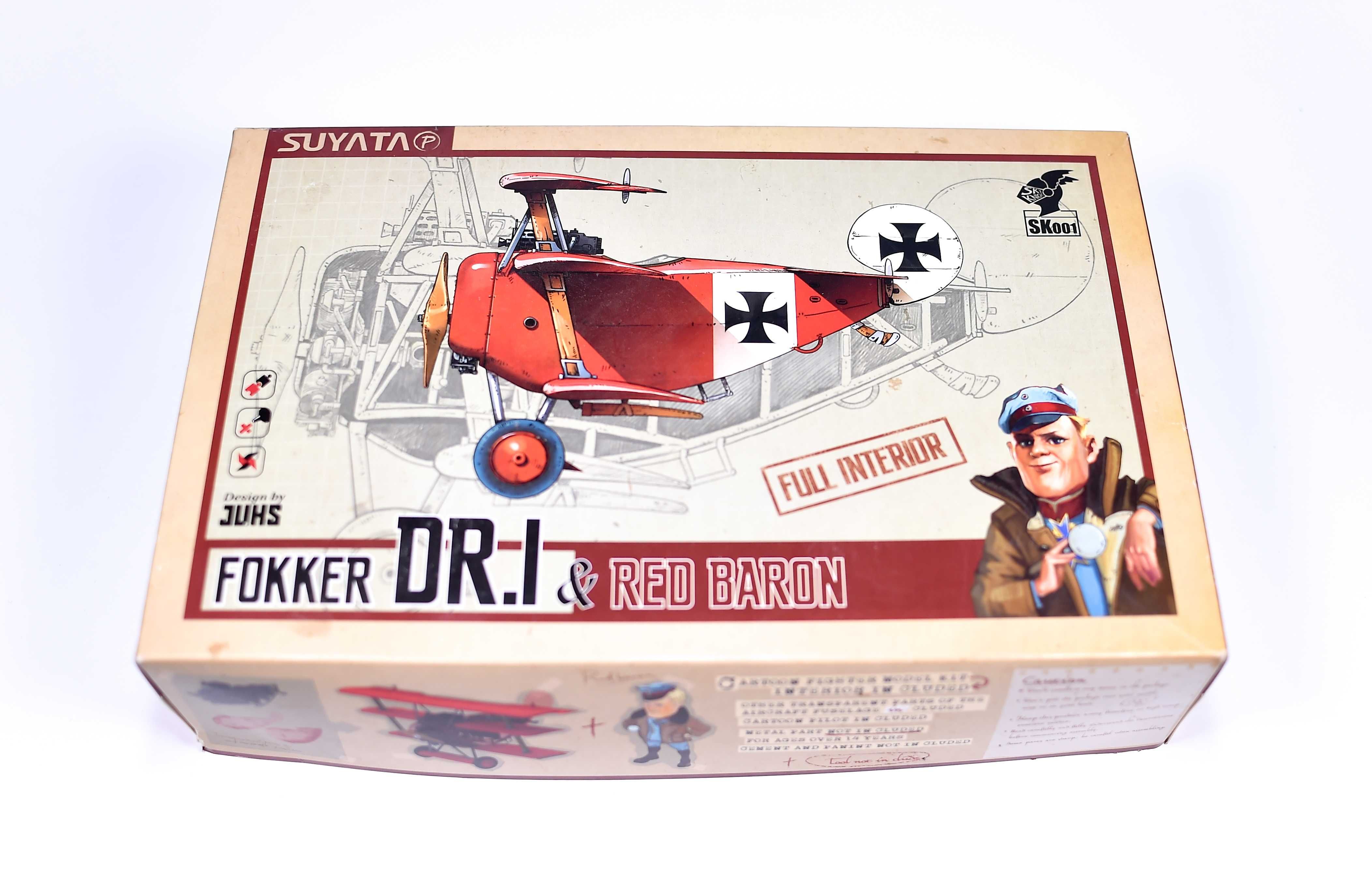 Model do sklejania - Suyata Fokker DR.I & Red Baron