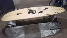 7.2Malibu evolution funboard prancha de surf nsp FCS