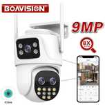 Уличная IP камера Boavision 9MP три объектива двойной зкран 8хZOOM