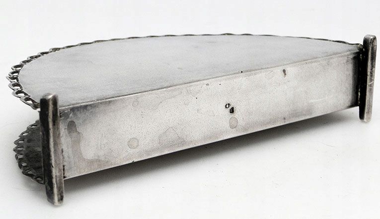 AI1 wielki srebrny serwetnik ART DECO pr.800