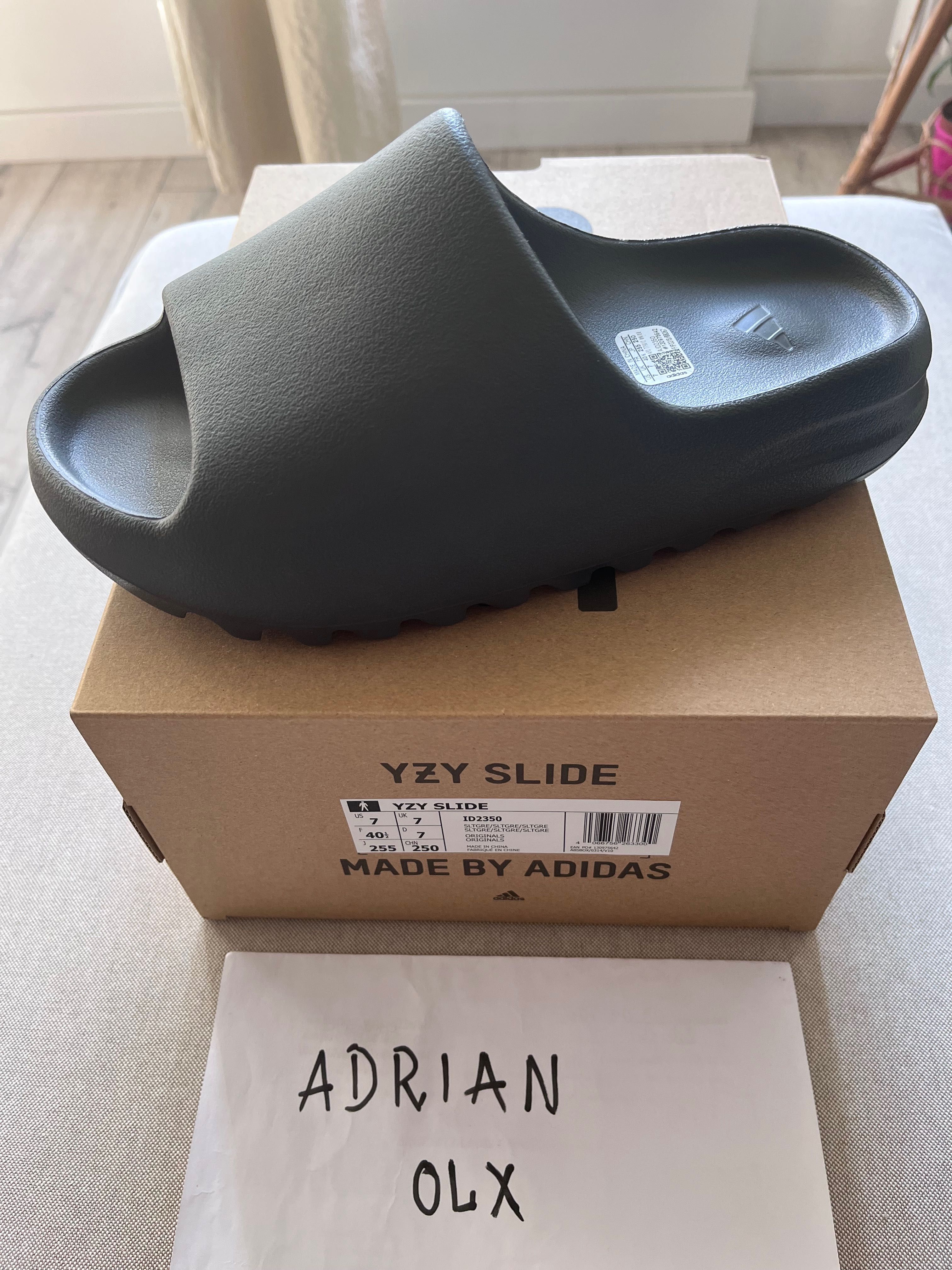 Adidas Yeezy Slide Slate Grey 7us 40,5 nowe ds