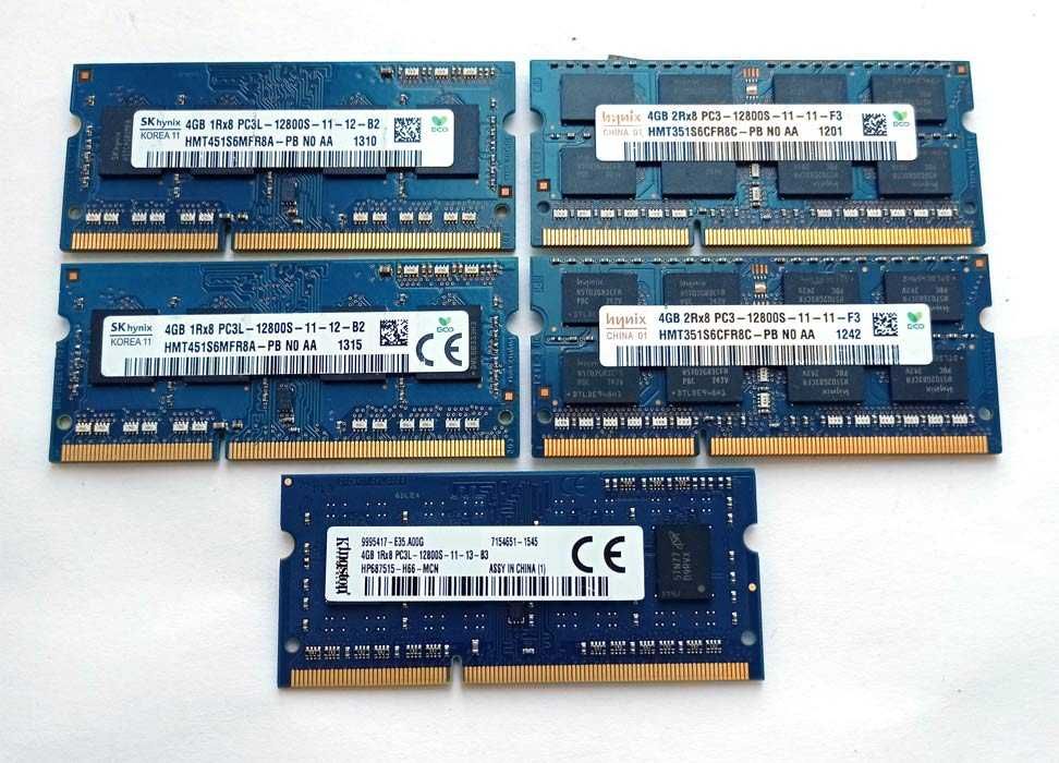 Оперативная память для ноутбука DDR3 DDR3L 4GB