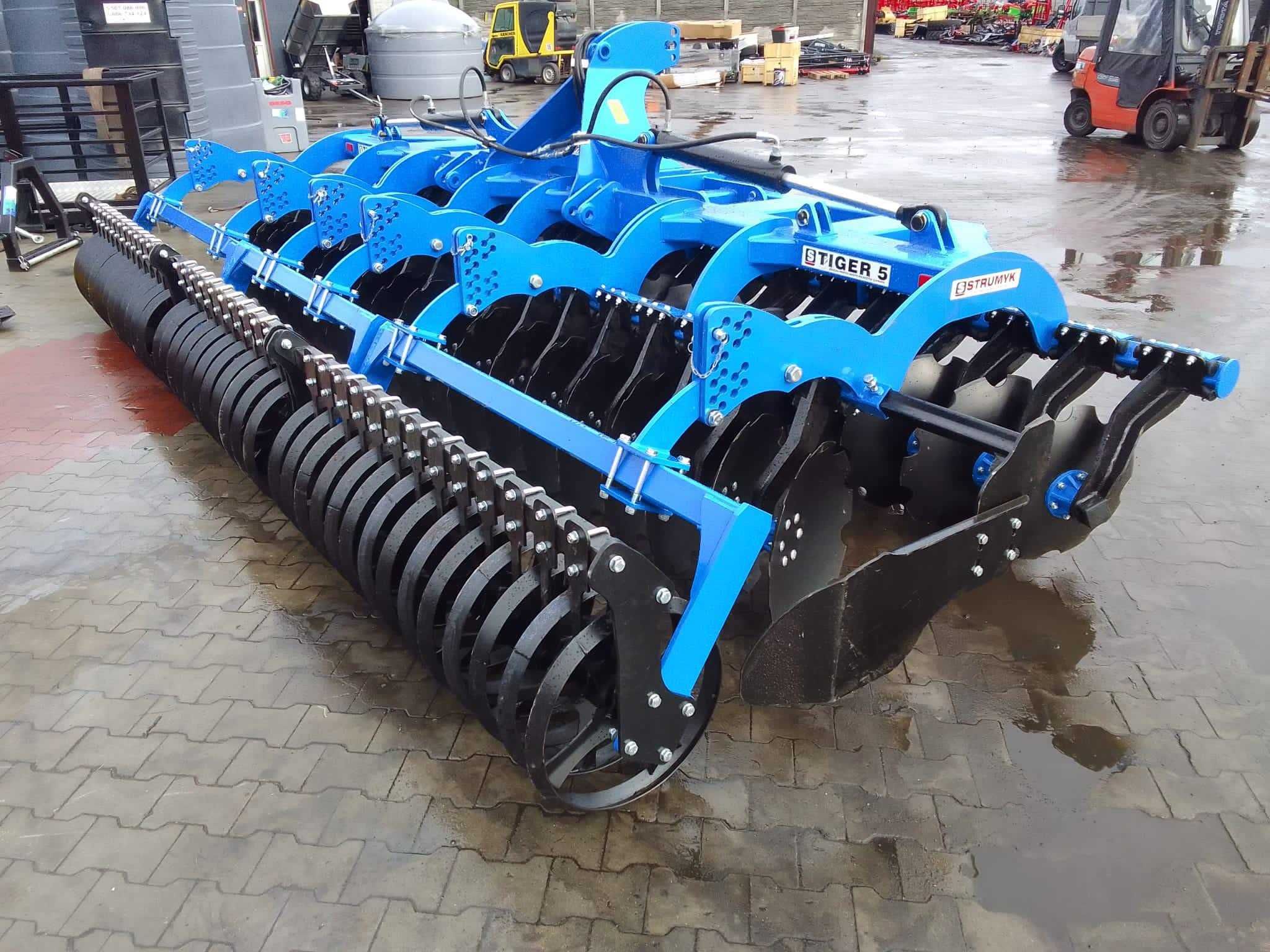Brona Hydrauliczna 5m Strumyk 560 talerze TIGER II 50 transport