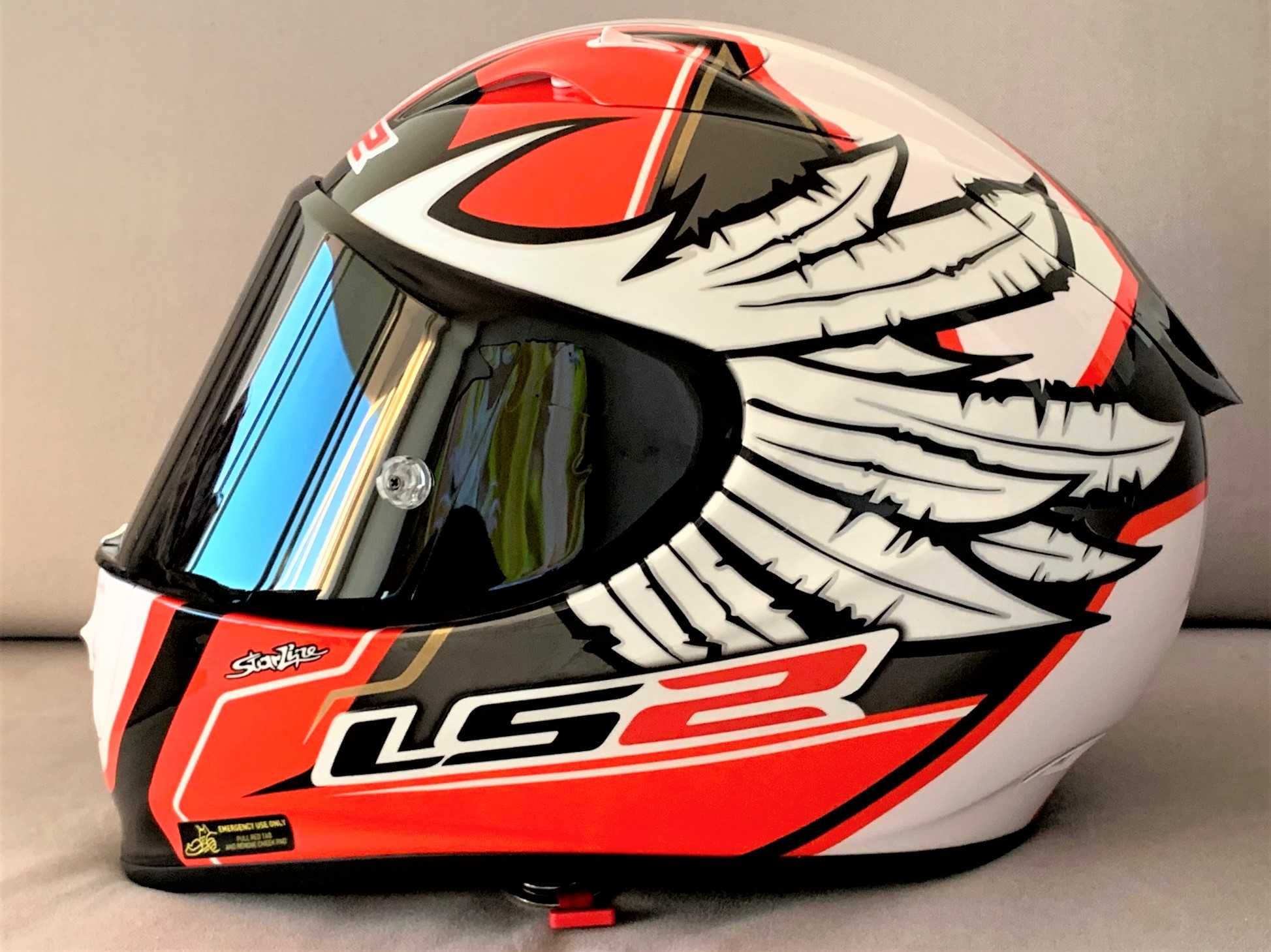 Capacete NOVO Ls2 Arrow R Carbon,Kevlar (50% Desconto)Extras.Tm XL-XXL