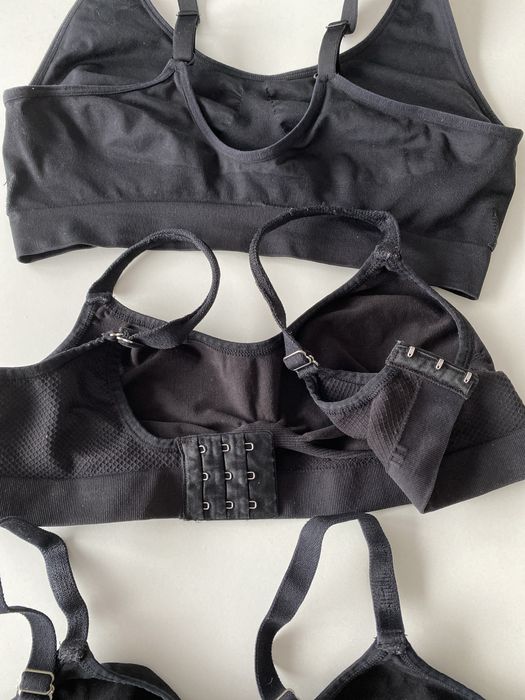 3 biustonosze sportowe active Essentials / 80C-D
