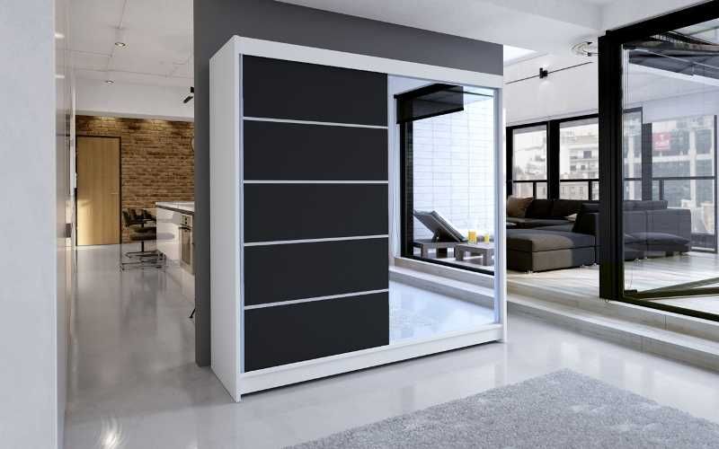 Szafa Przesuwna Garderoba KLEO 3 180cm LED 10 dni
