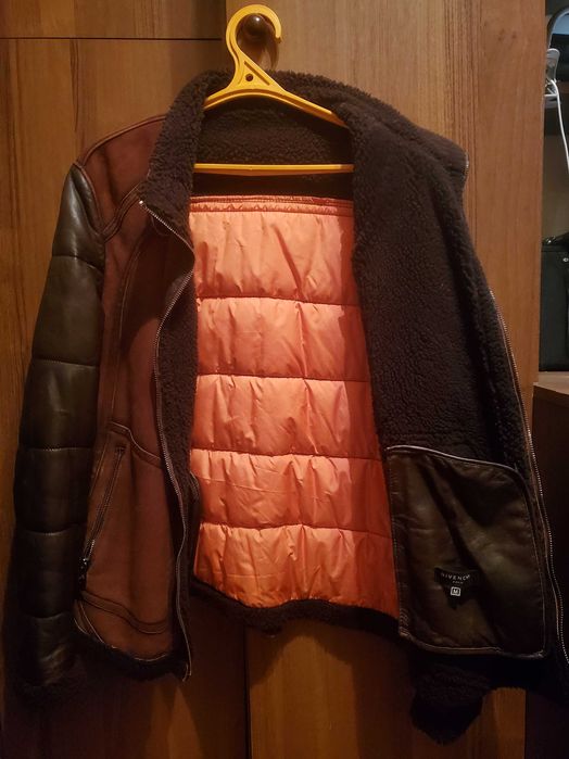 Чоловіча осінньо-весінньо-зимова куртка з натуральної шкіри Givenchy