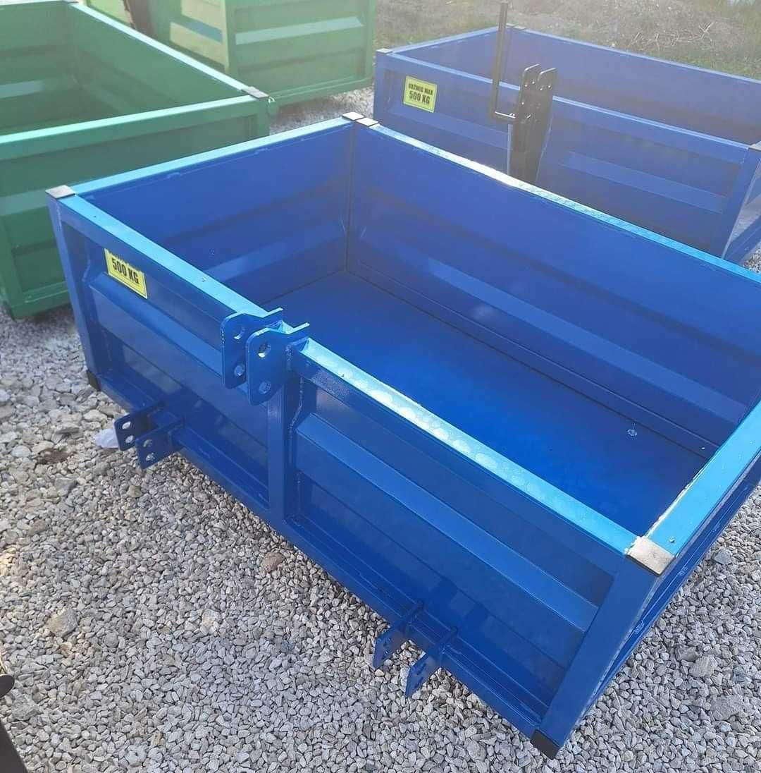 Skrzynia transportowa 1,5m na tuz 150x100x50 możliwy kiper ręczny