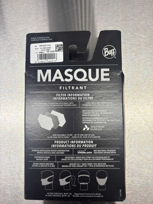 Maska z filtrem NOWA