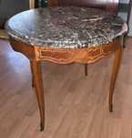 Mesa de apoio/ gueridon estilo Luís XV séc XIX/XX