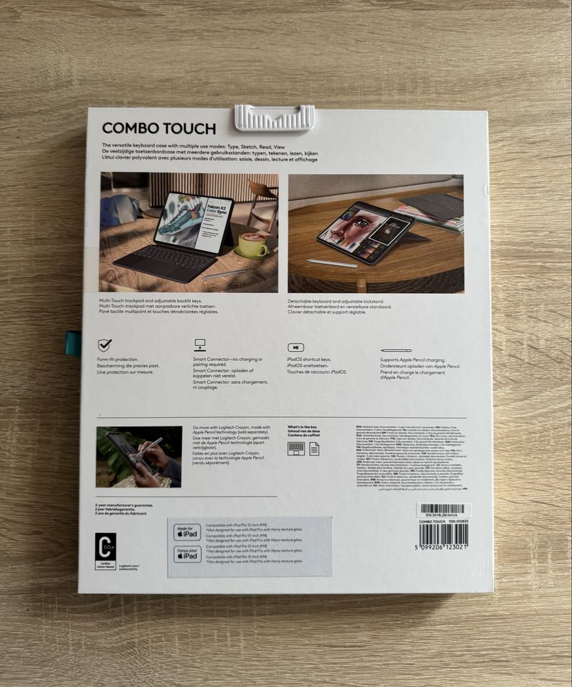 Etui i klawiatura Logitech Combo Touch iPad 13 Pro (M4)