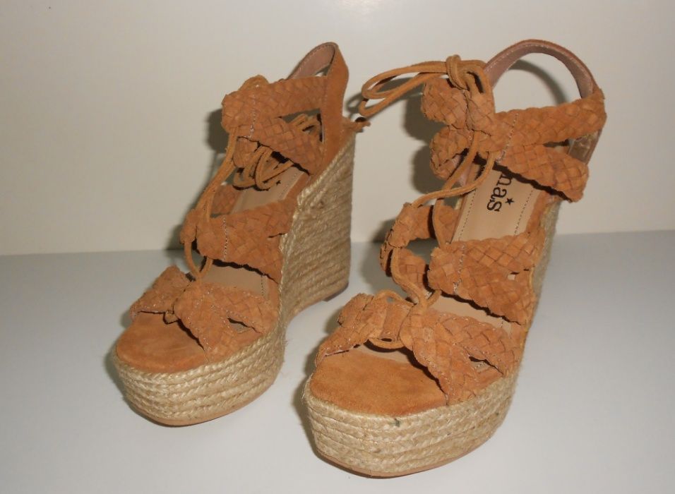 Sandálias Cubanas castanhasl tamanho 36 e 38 - artigo novo de loja
