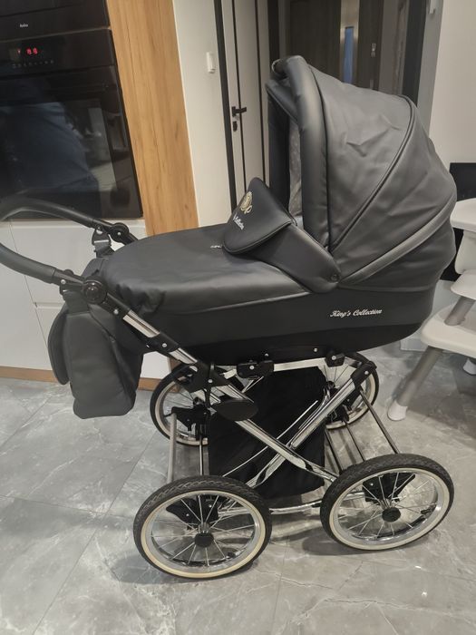 Wózek 4w1 King Lonex retro ISOFIX- jak nowy