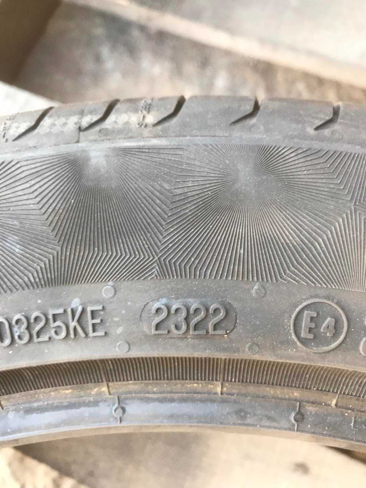 Шини Continental Premium 6 245/45R19 Пара Літо Б/у Склад Оригінал