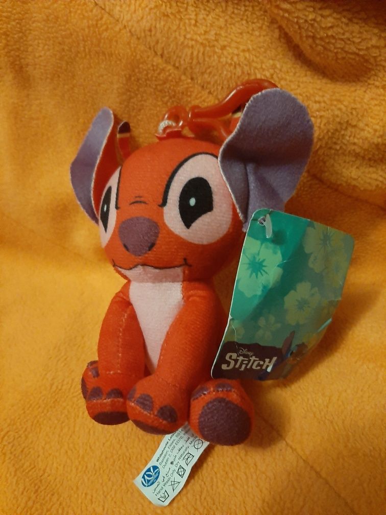 Плюшевый брелок Disney Stitch Leroy 15см новый