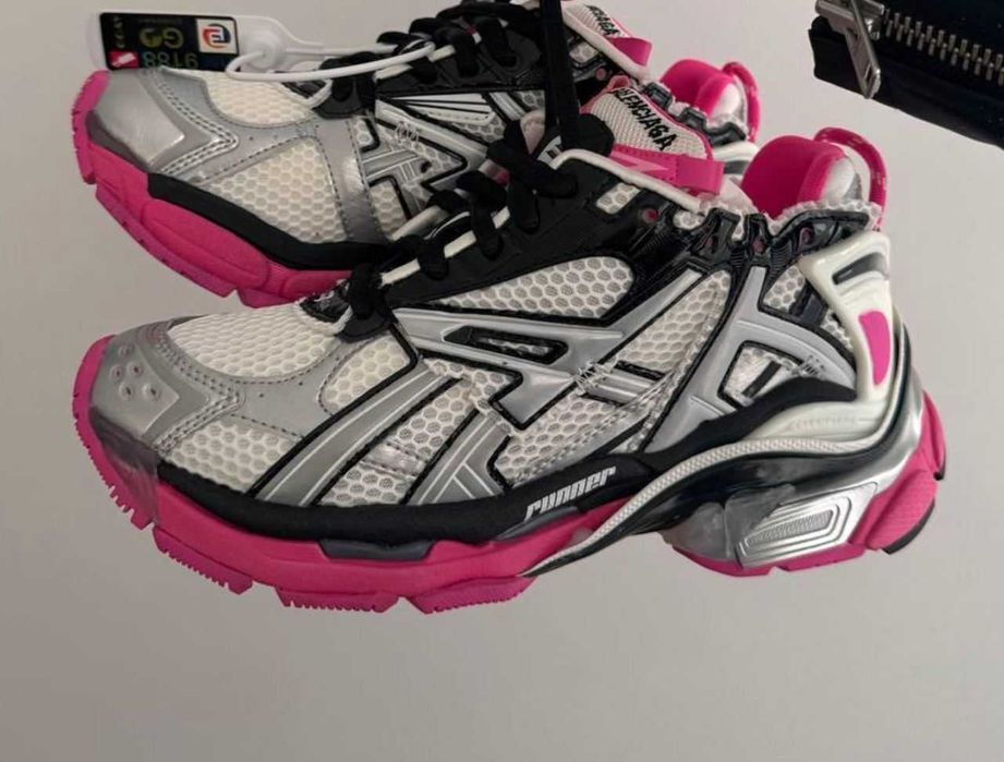 Кожаные кроссовки Balenciaga Runner Trainer кросівки баленсиага раннер