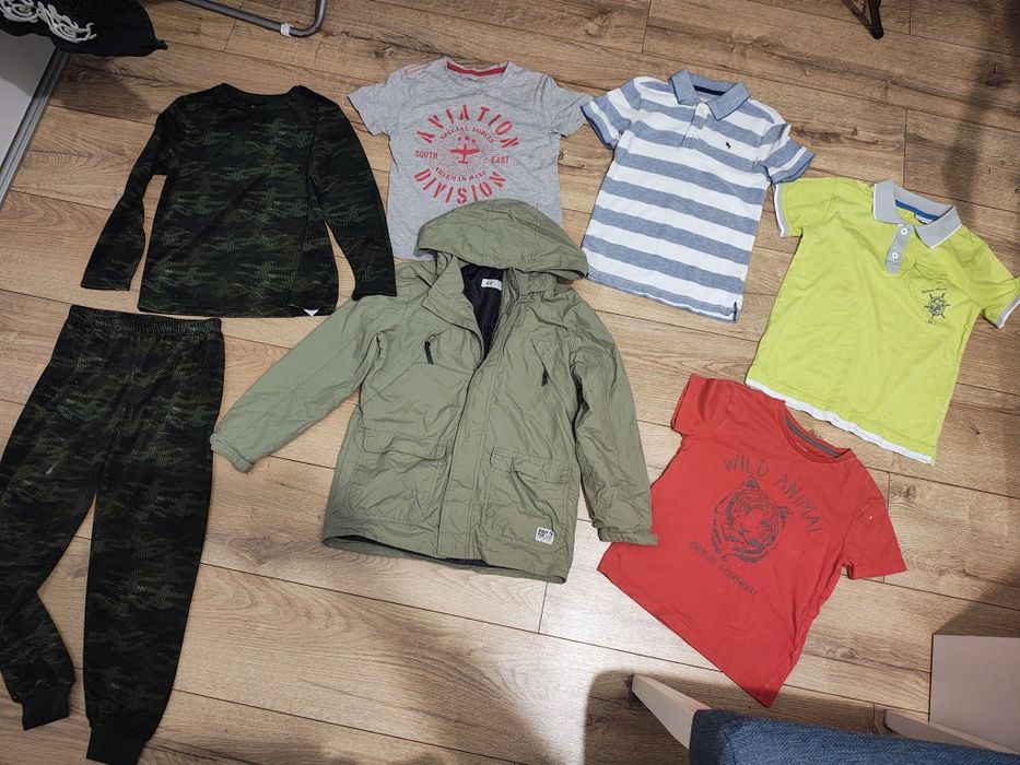 Paka ubrań dla chłopca 128 Zara Reserved