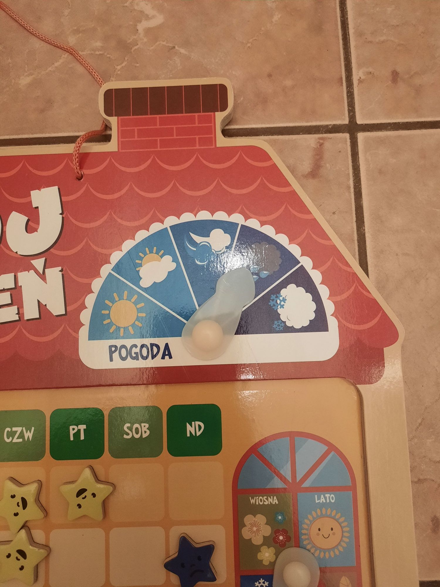 Tablica dla dziecka Mój dzień z zadaniami i kalendarzem