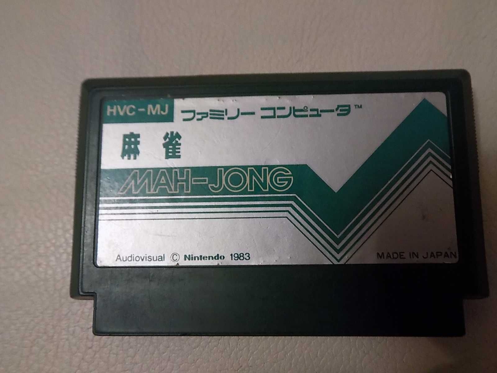MAHJONG HVC-MJ- kartridż Mah-Jong na Nintendo Famicom / Pegasus, kult)