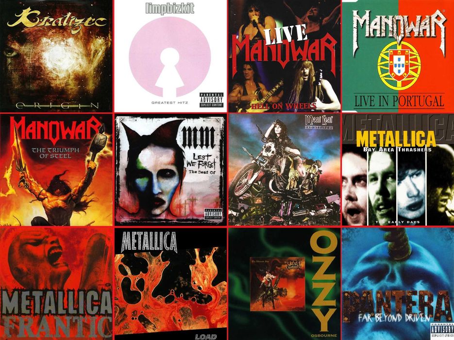 84 CDs - Metal - Raros - Muito Bom Estado