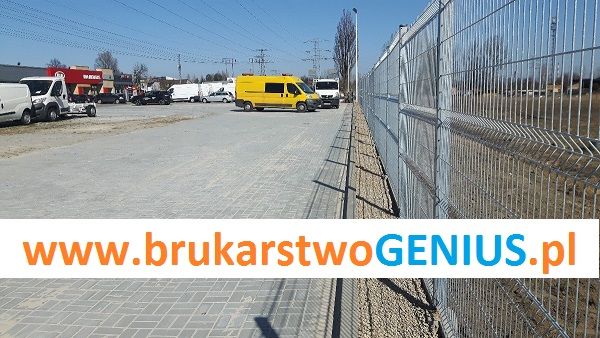 Brukarstwo maszynowe układanie kostki układarka leveller system 3d