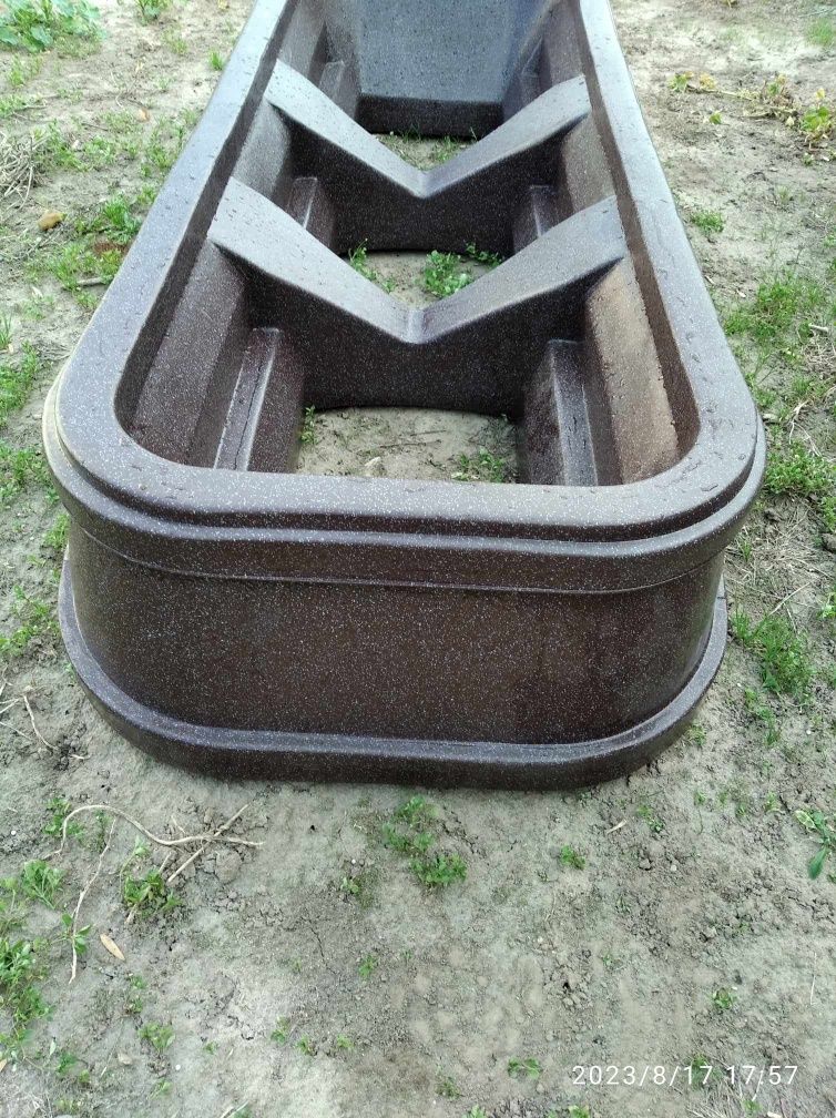 Nagrobek plastikowy STONECOR brąz piaskowie obudowa grobu 170x73 cmc,