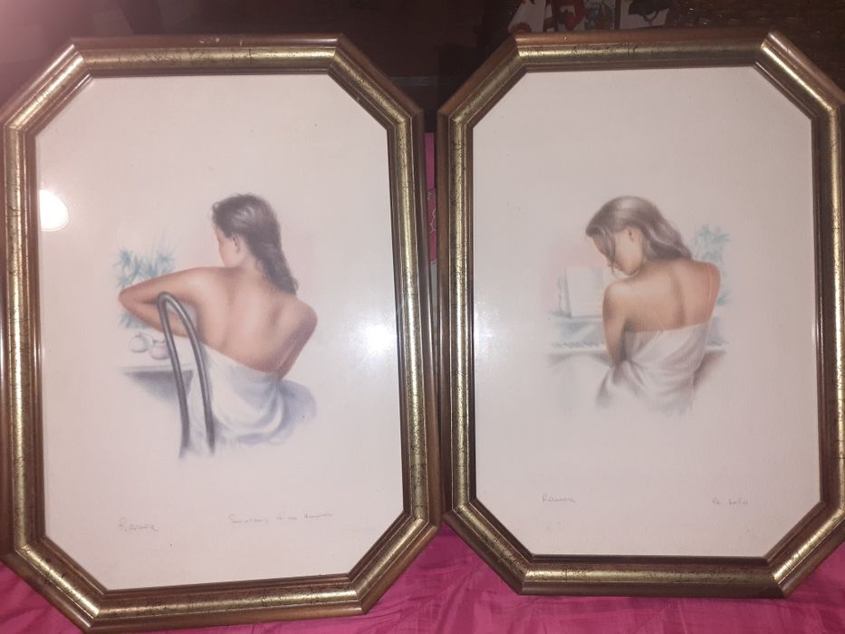2 quadros figura humana