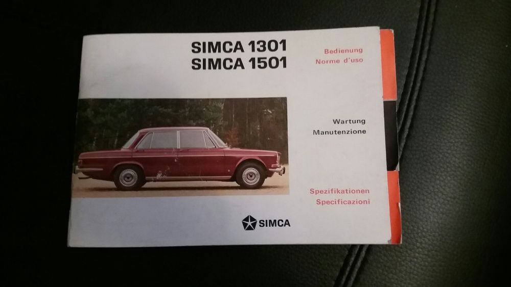 Simca - Catálogos, manual, folheto e jornal