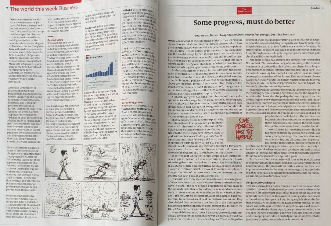 The Economist USA 25.11-1.12 OpenAI, miłość Niemców i Francji , Hamas
