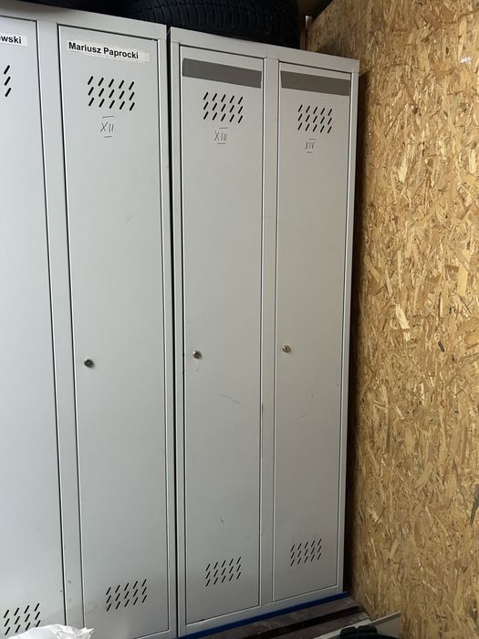 Szafka metalowa dwukomorowa