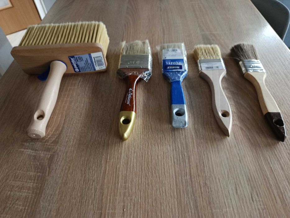 Pędzle 5 sztuk wszystkie nowe.