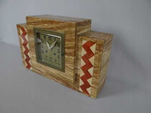 Zegar Art Deco elegancki francuski - Film Gong