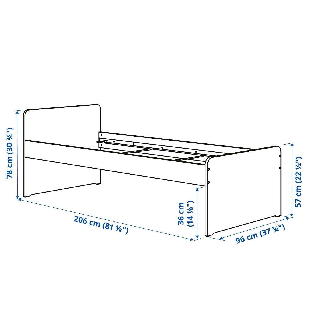 Cama solteiro IKEA