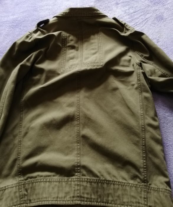 Casaco Verde Tropa - 100% Algodão - Tamanho S - Military Jacket