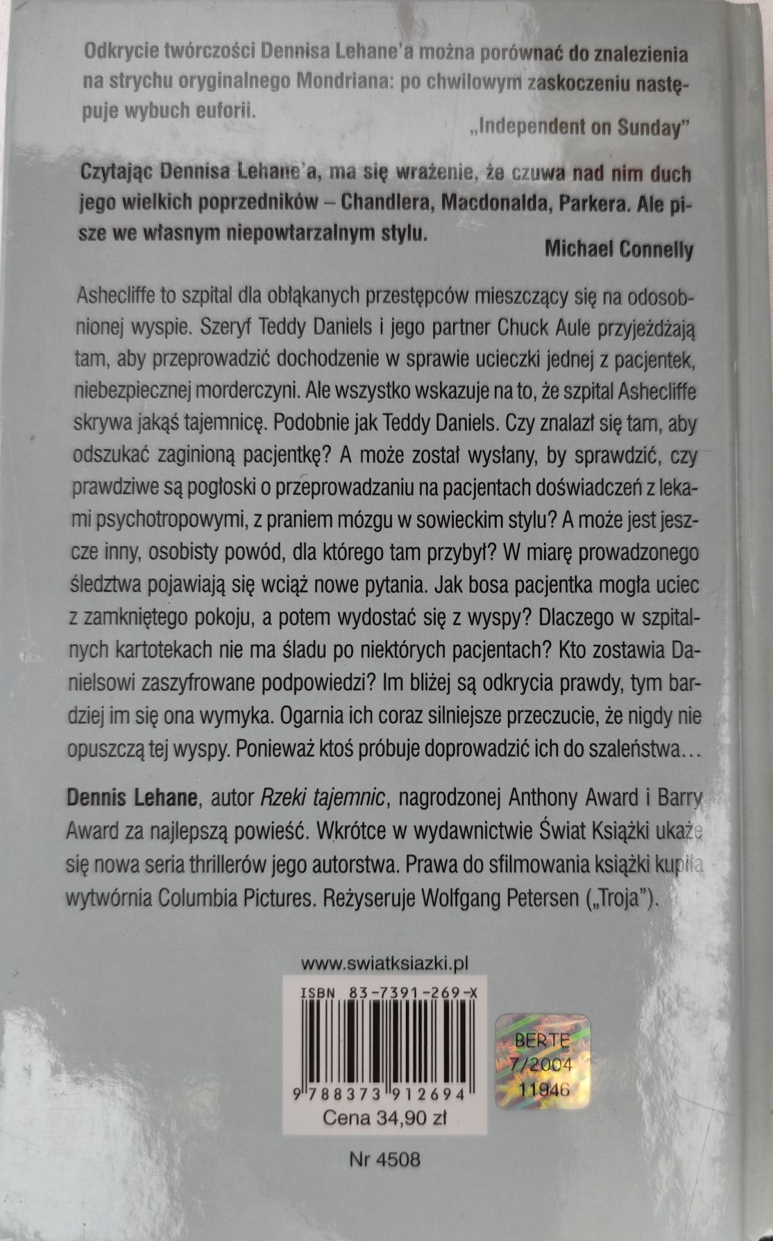 Wyspa skazańców Dennis Lehane