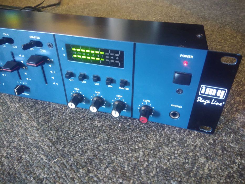 IMG Stage Line MPX-6200 Stereo Audio Mixer Mesa Mistura DJ
