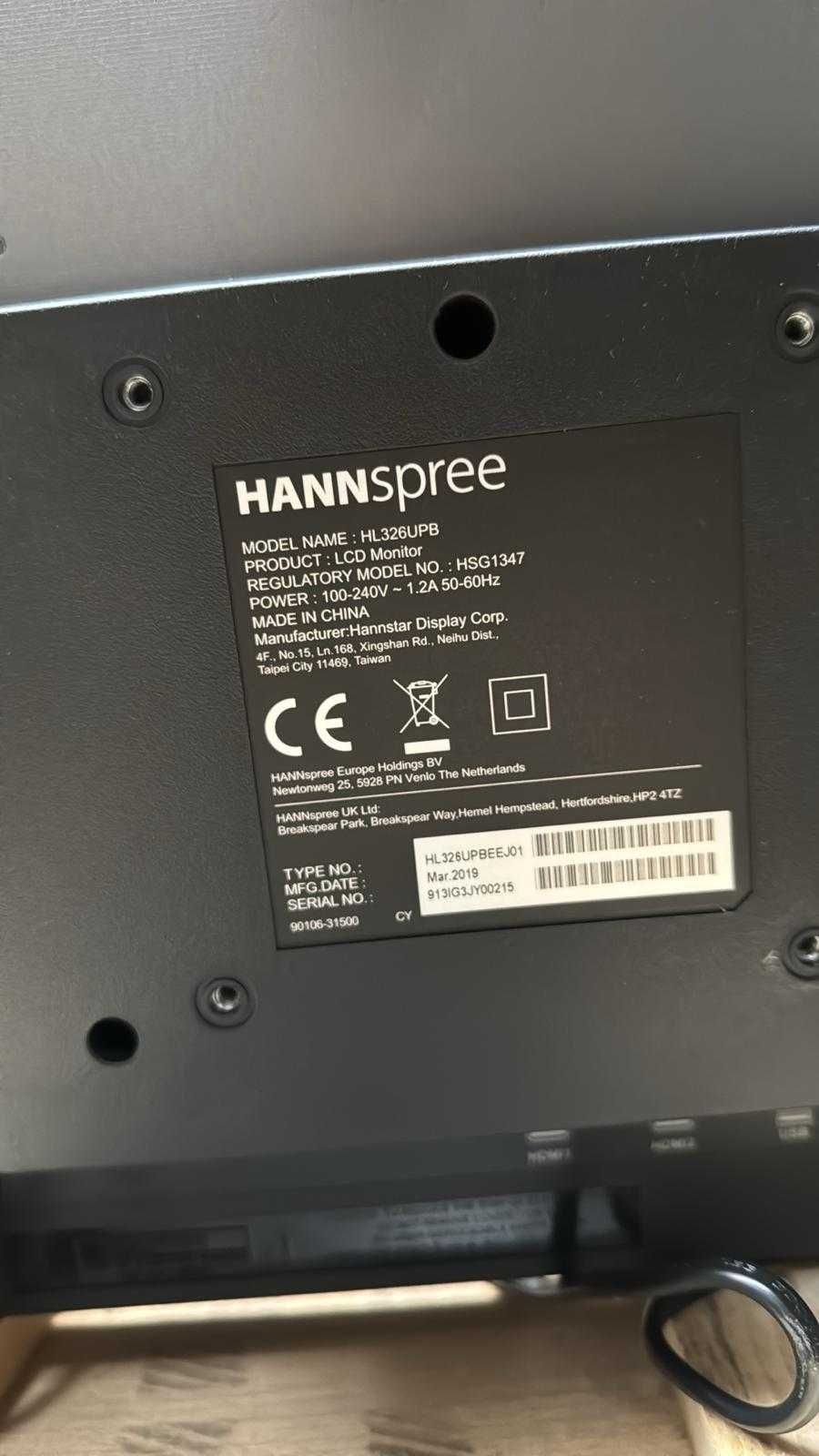Monitory: HANNspree HL320 UPB oraz HL326UPB