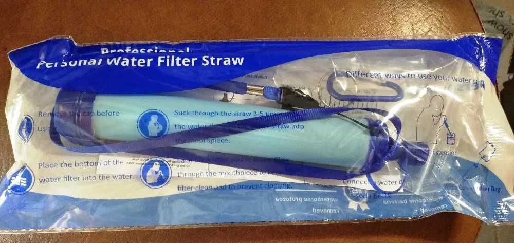 Filtro de agua profissional potavel purificador campismo sobrevivência