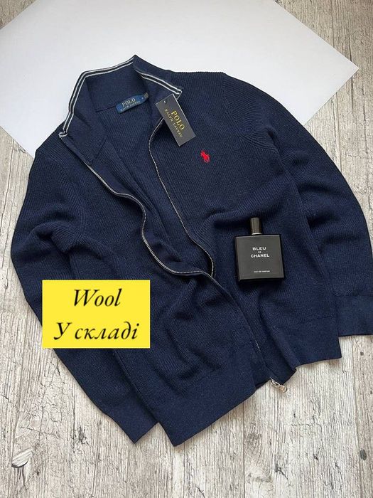 Кардиган Polo Ralph Lauren шерсть  у складі\Зіп кофта\Поло Ральф Лорен