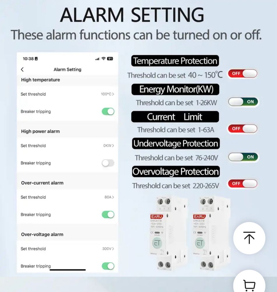 Dijuntores inteligente wifi,controle a sua casa a distancia