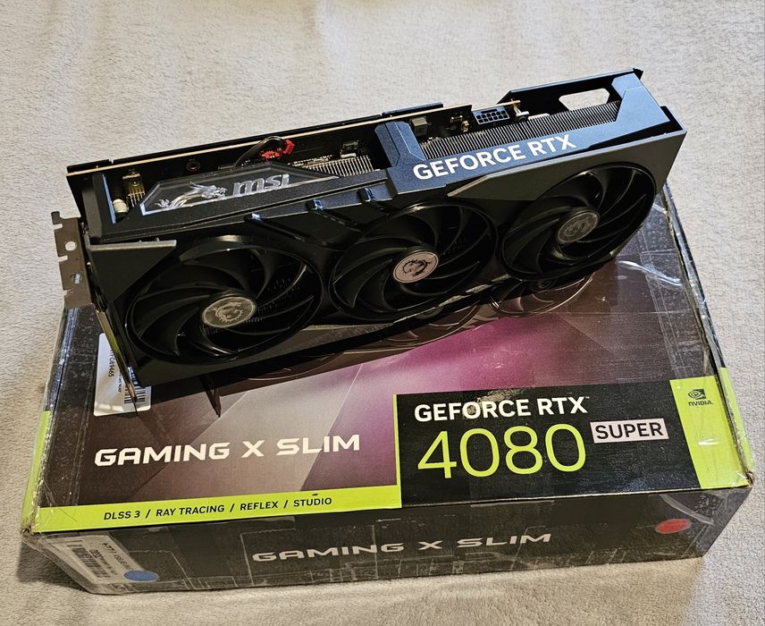 Видеокарта MSI RTX 4080 SUPER 16G GAMING X SLIM под ремонт/запчасти