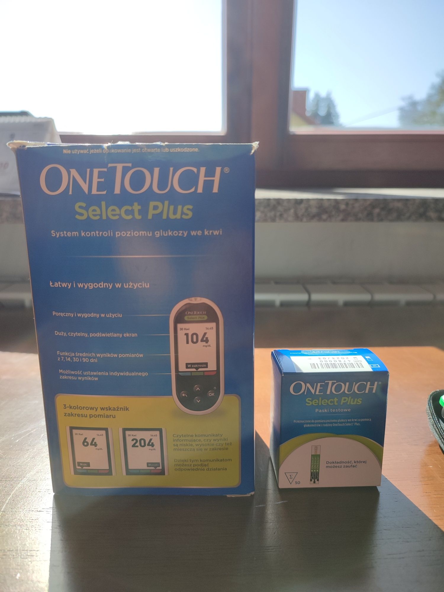 Aparat do pomiaru glukozy we krwi One touch Select Plus