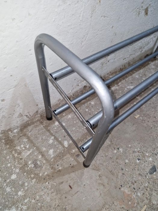 Regulowana metalowa półka na buty stojak na buty regał na buty